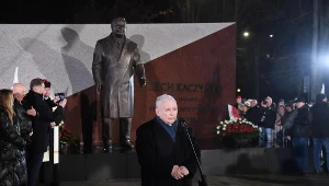 Jarosław Kaczyński z wizytą w Lublinie. Odsłonięto pomnik Lecha Kaczyńskiego