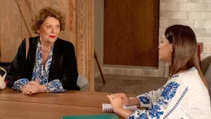 Józefina (Elżbieta Jarosik) odbędzie poważną rozmowę z przyszłą synową. Zwoleńska (Maria Dejmek) na długo zapamięta jej słowa