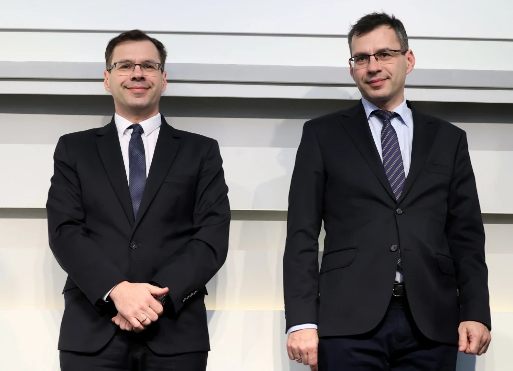 Jacek Karnowski i Michał Karnowski Jacek Karnowski i Michał Karnowski