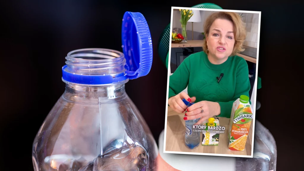 Znana dziennikarka Katarzyna Bosacka postanowiła wyjaśnić, o co chodzi z nakrętkami przytwierdzonymi do butelek