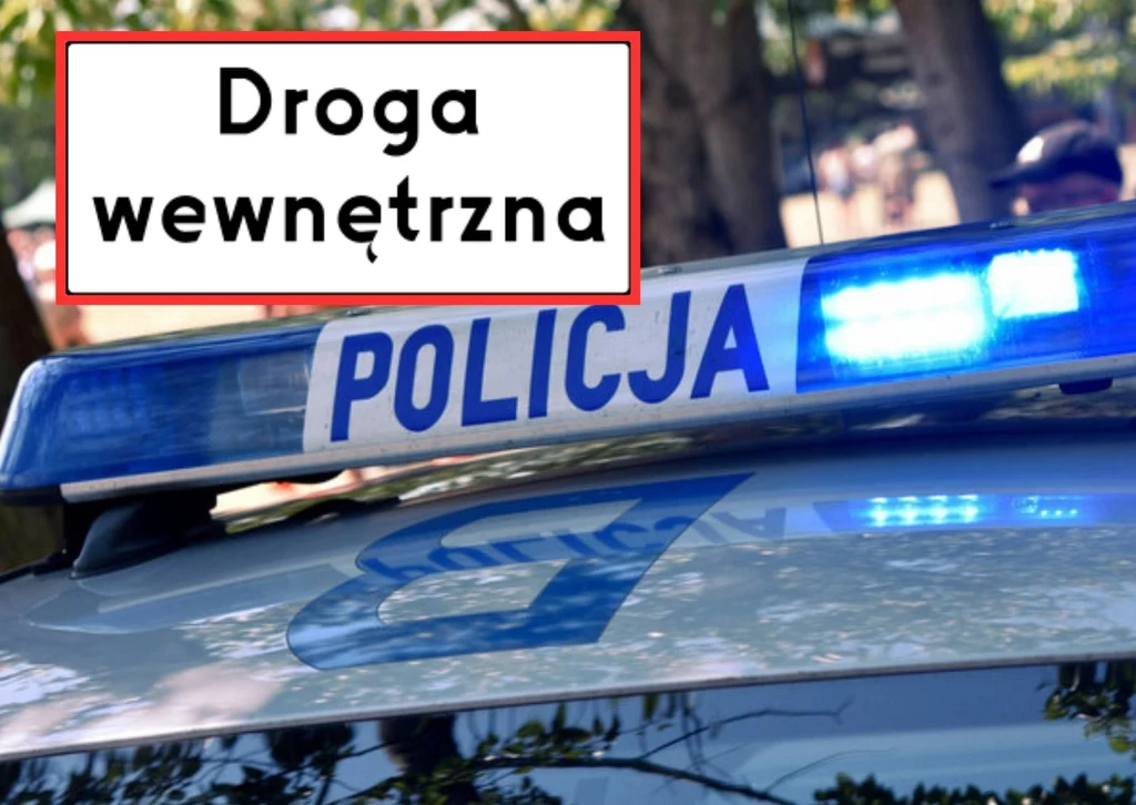 Zasady poruszania się po drodze wewnętrznej różnią się od przepisów obowiązujących na drodze publicznej