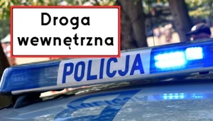 Czy na drodze wewnętrznej kierowca może dostać mandat?