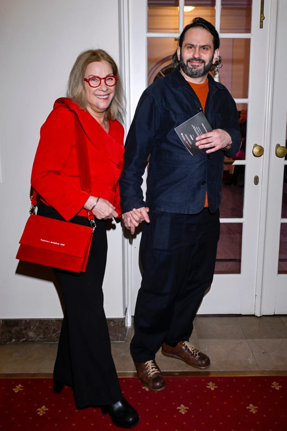 Małgorzata Potocka na premierze spektaklu Małgorzata Potocka na premierze spektaklu