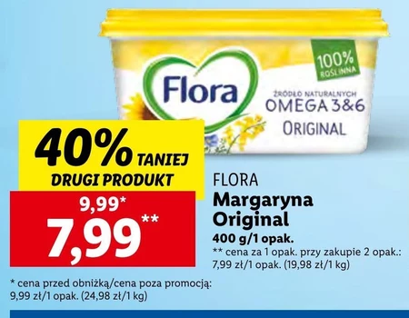 Flora Original Tłuszcz do smarowania 400 g