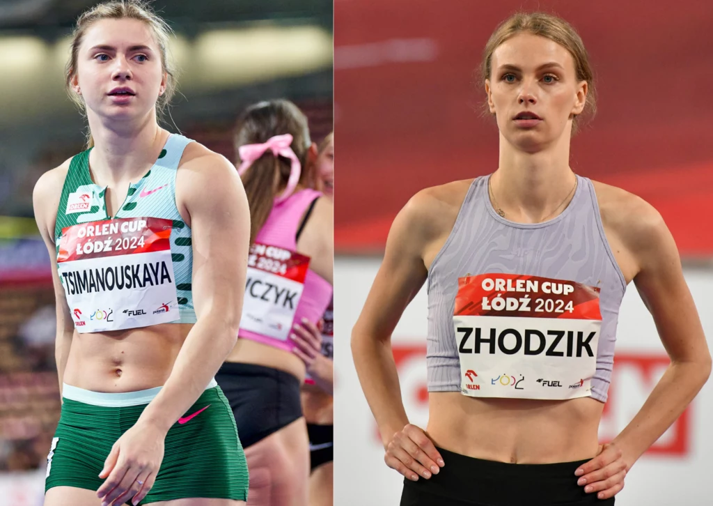 Kryscina Cimanouska i Maria Żodzik Kryscina Cimanouska i Maria Żodzik