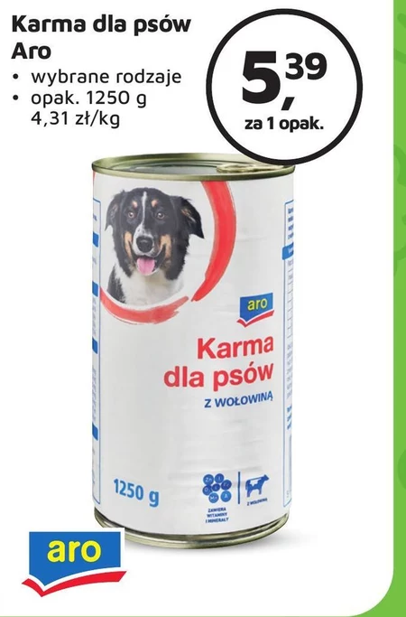 Karma dla psa Aro