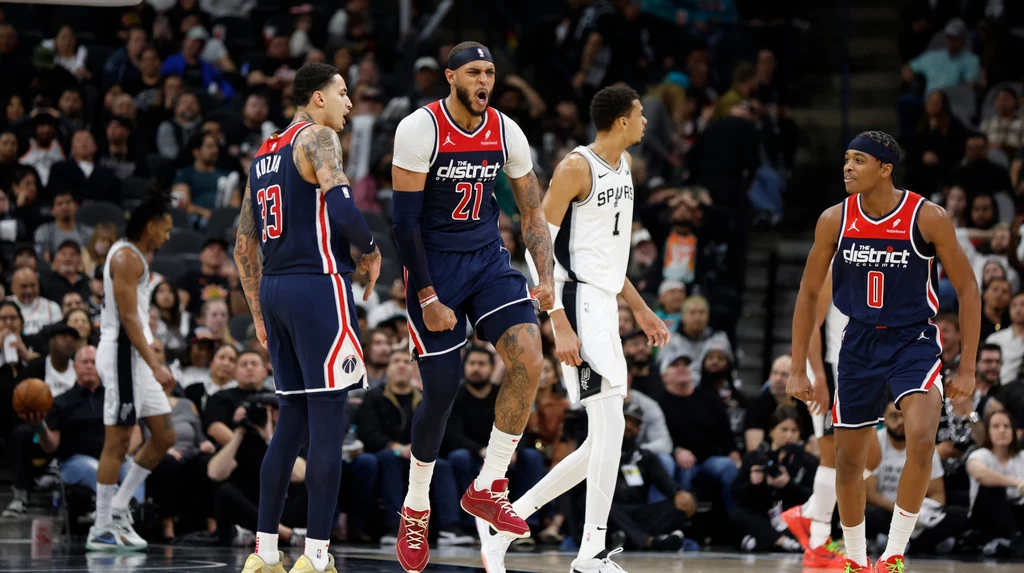 Radość koszykarzy Washington Wizards