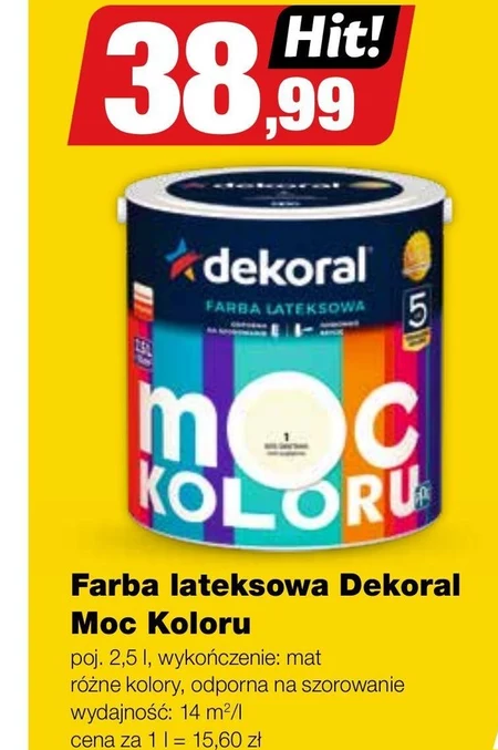 Farba lateksowa Dekoral