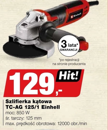 Szlifierka kątowa Einhell