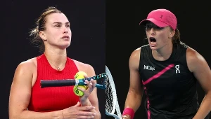 Aryna Sabalenka i Iga Świątek podczas Australian Open