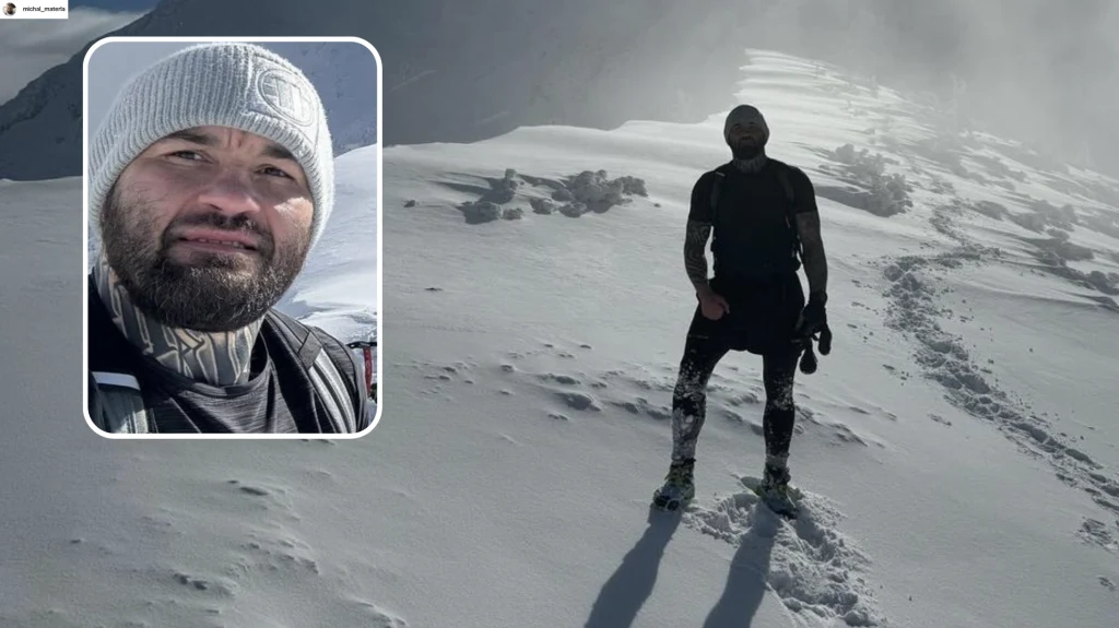 Michał Materla podczas wyprawy w Tatry cudem uniknął tragedii Michał Materla podczas wyprawy w Tatry cudem uniknął tragedii
