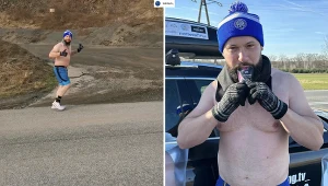 Postanowił przebiec przez Polskę w samych szortach. Cel jest szczytny