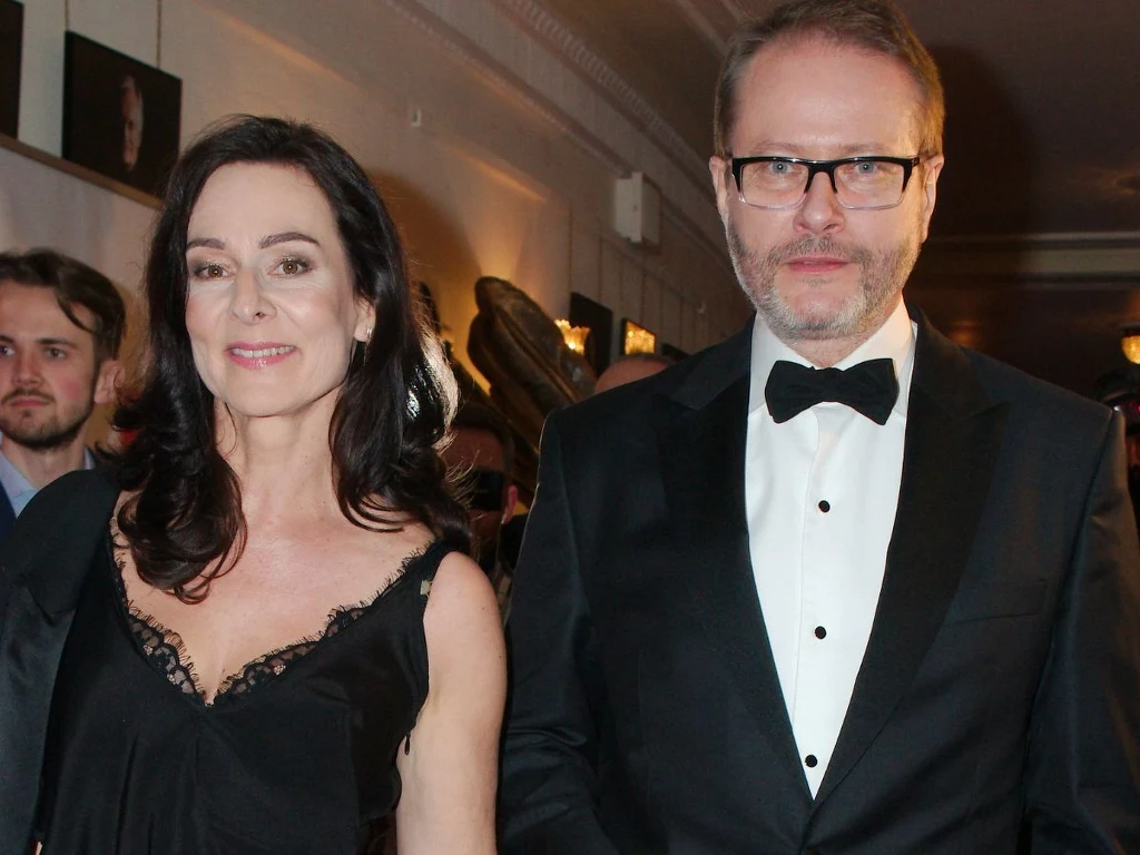 Artur Żmijewski z żoną Pauliną