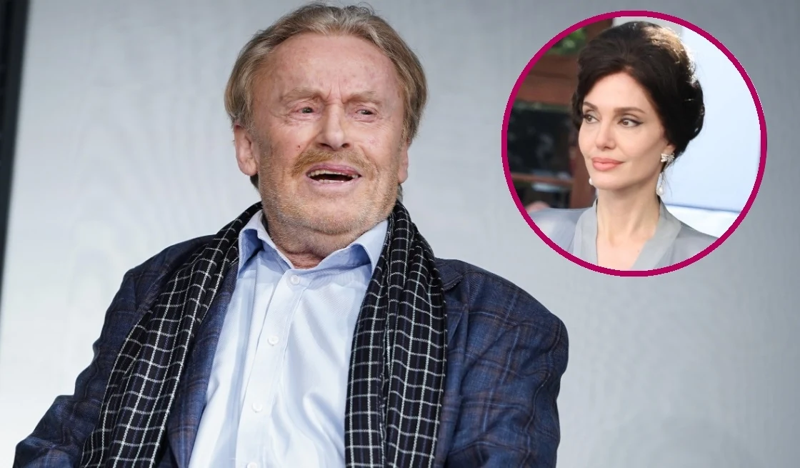 Daniel Olbrychski i Angelina Jolie. Daniel Olbrychski i Angelina Jolie.