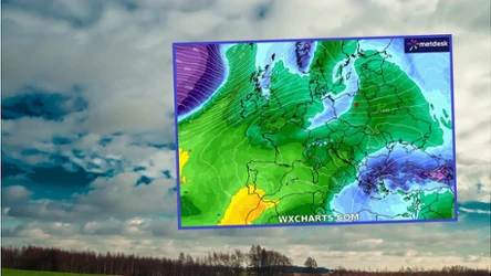 W środę Pogoda zacznie się pogarszać. Jak prognozuje IMGW, niemal w całym kraju będzie padał słaby deszcz, a w górach - śnieg. Wiatr w porywach może na nizinach osiągać prędkość 65 km/h