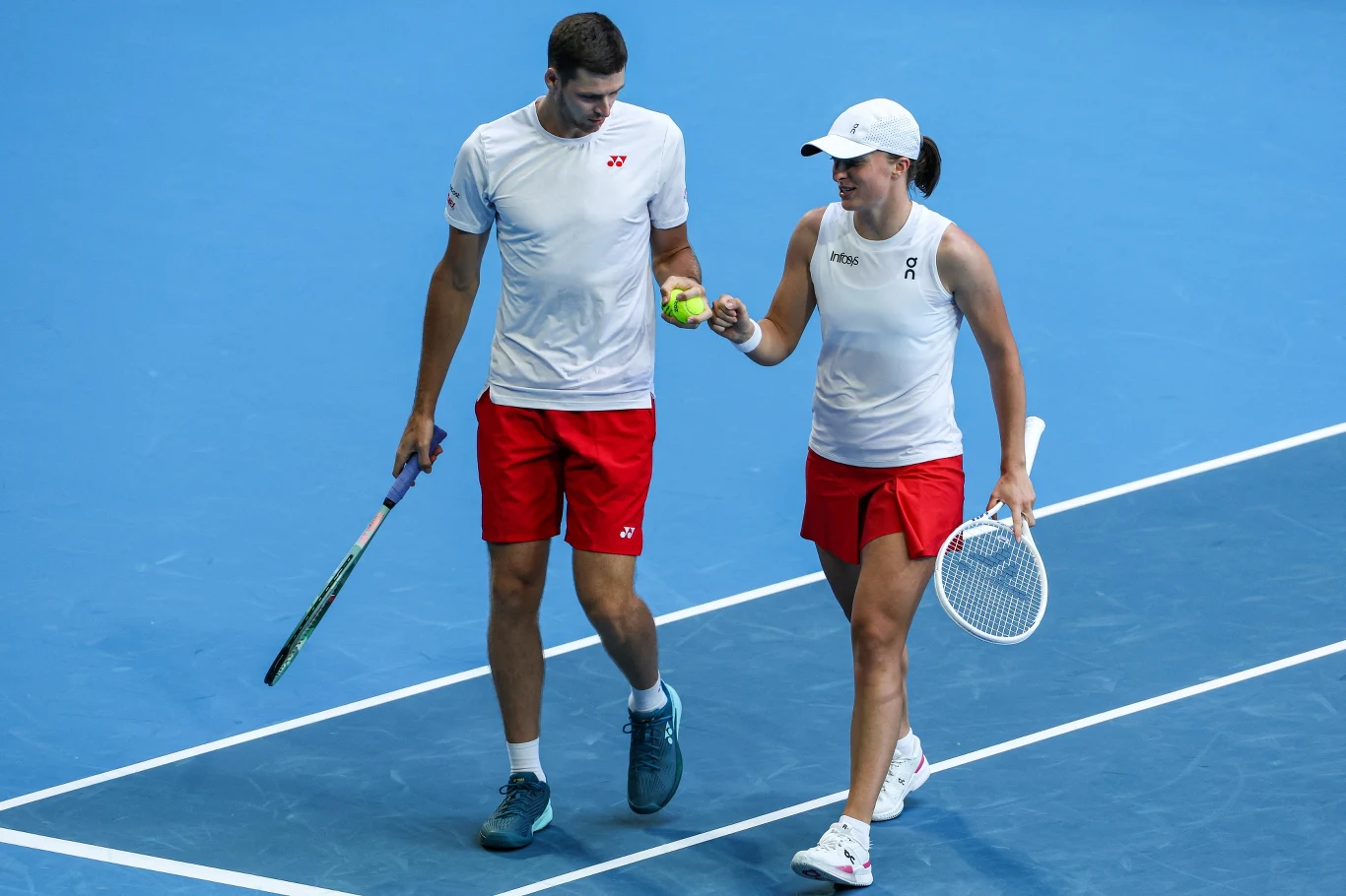 Hubert Hurkacz i Iga Świątek