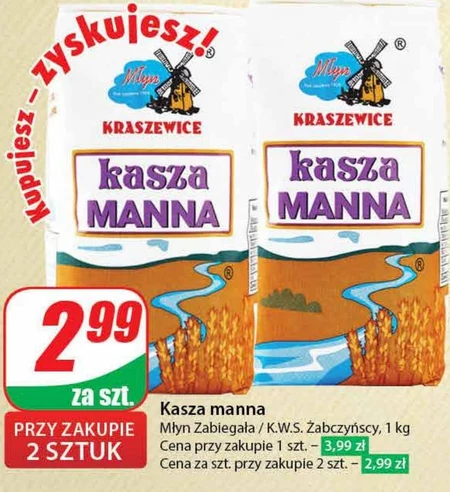 Kasza manna Kraszewice