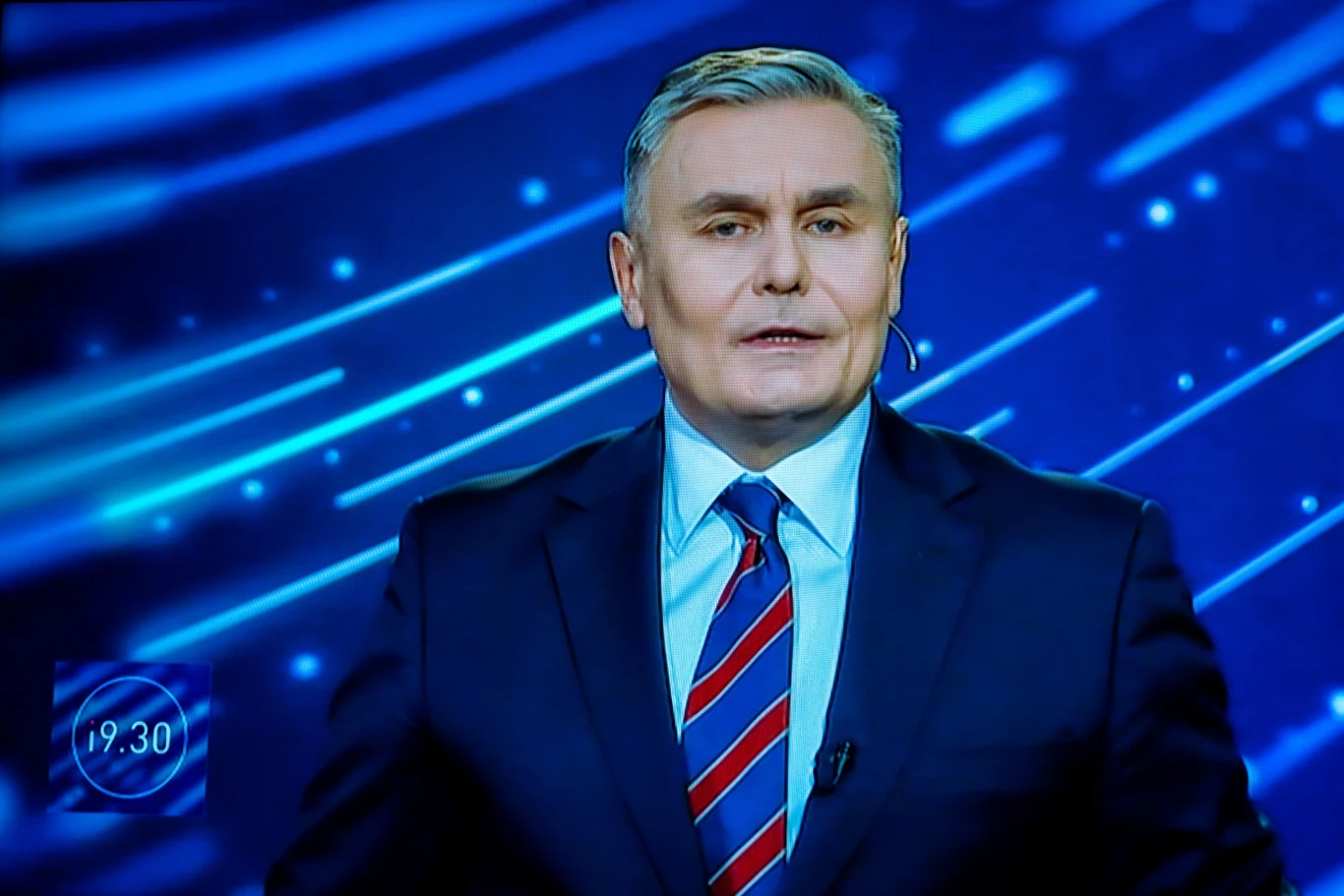 Marek Czyż w programie "19:30" Marek Czyż w programie "19:30"