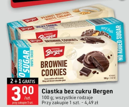 Ciastka bez cukru Cookies Bergen