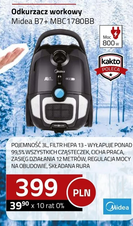 Odkurzacz Midea - promocja Kakto.pl - Ding.pl