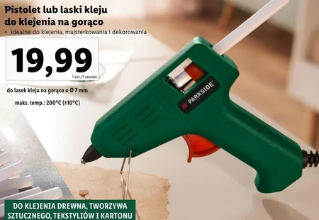 Pistolet do kleju na gorąco Parkside
