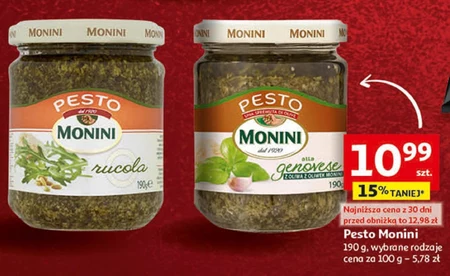 Monini Sos Pesto z rukolą 190 g