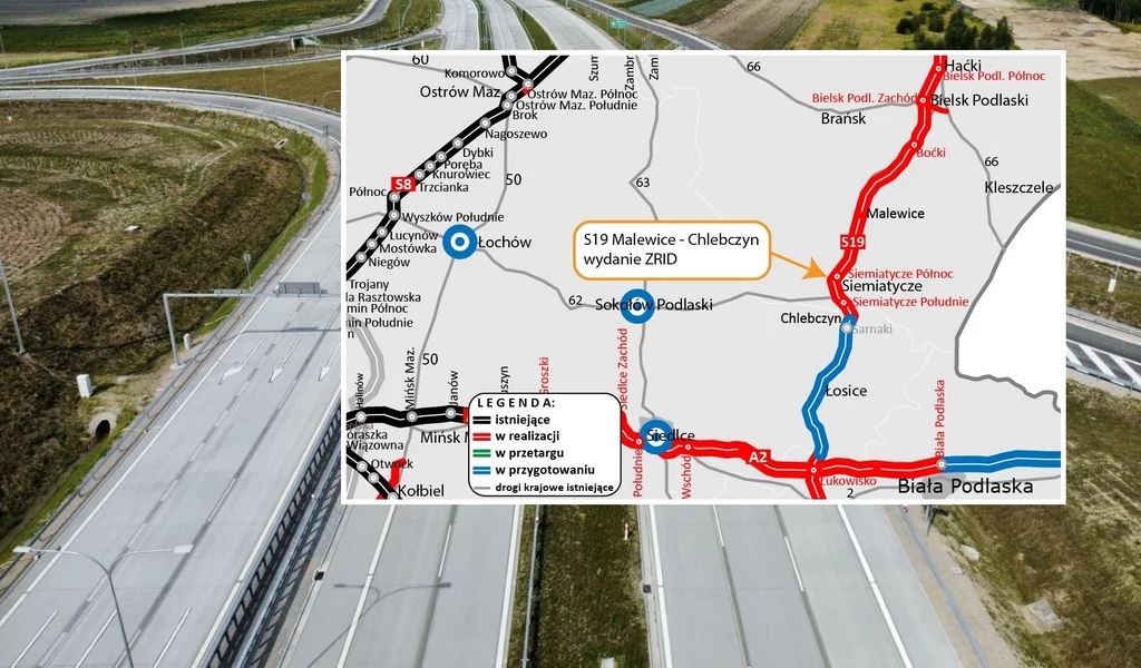 Droga ekspresowa S19 otrzyma kolejne odcinki.