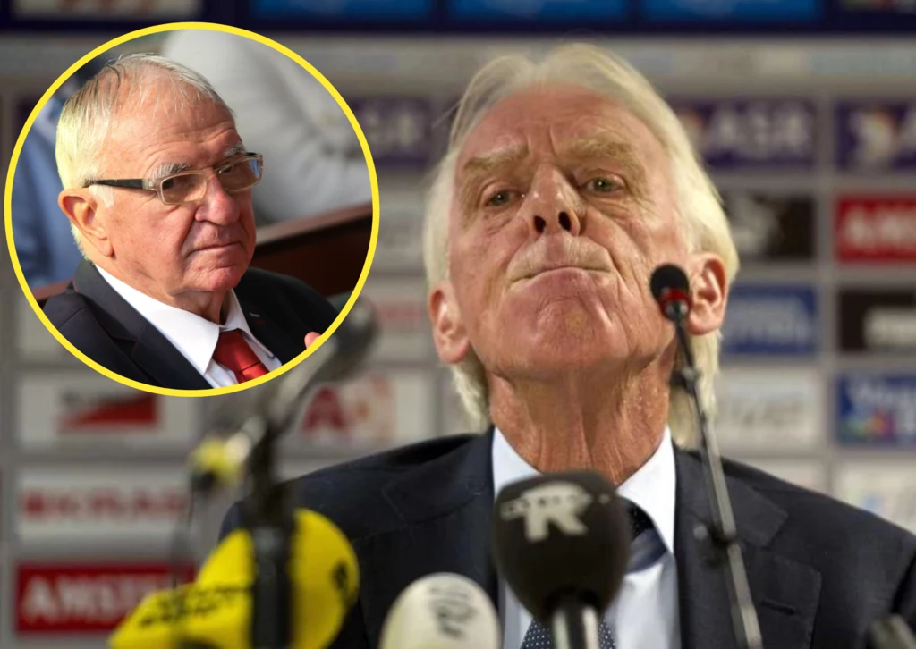 Antoni Piechniczek (w kółku) od początku nie pałał sympatią do Leo Beenhakkera. Z wzajemnością Antoni Piechniczek (w kółku) od początku nie pałał sympatią do Leo Beenhakkera. Z wzajemnością
