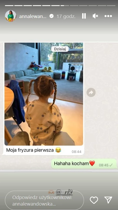 Anna Lewandowska pokazała uroczą wiadomość od męża Anna Lewandowska pokazała uroczą wiadomość od męża