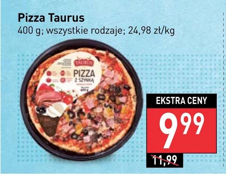 Taurus Pizza z szynką 400 g
