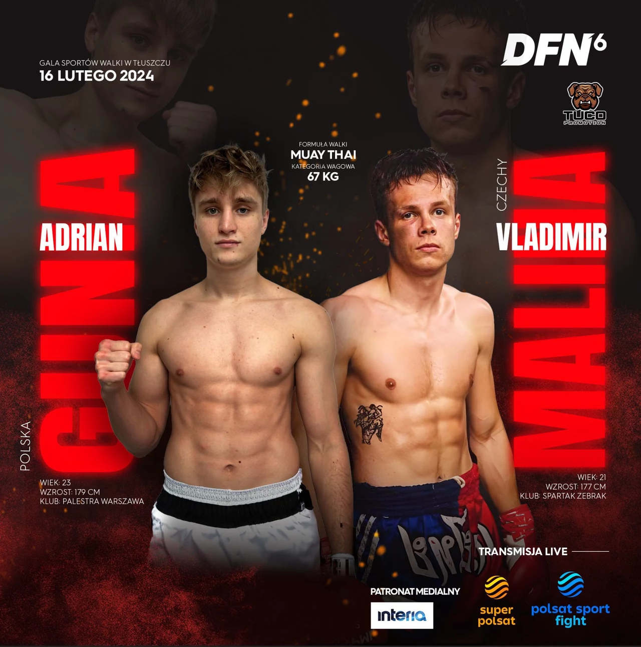 Adrian Gunia vs Vladimir Malina Adrian Gunia vs Vladimir Malina
