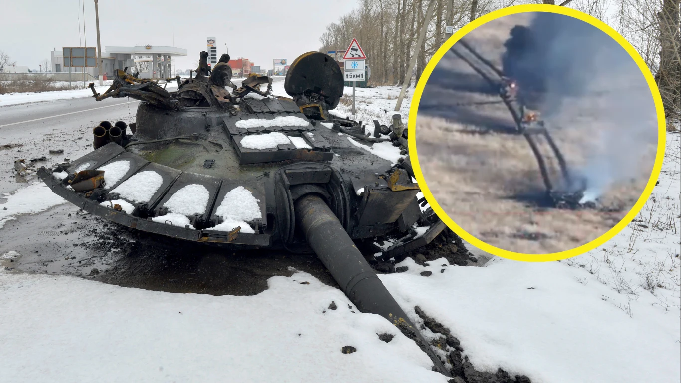 Ukraińcy rozbili potężną pancerną kolumnę w okolicach Doniecka. Jest film Ukraińcy rozbili potężną pancerną kolumnę w okolicach Doniecka. Jest film