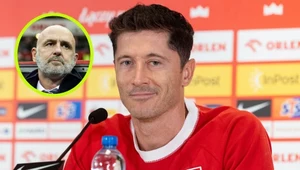 Robert Lewandowski i Michał Probierz