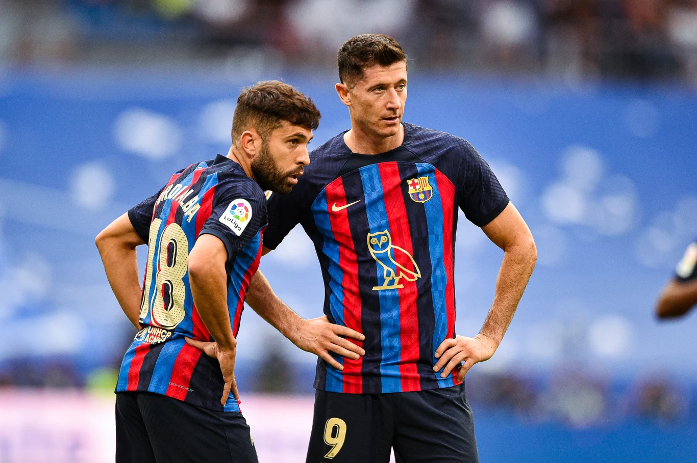 Jordi Alba i Robert Lewandowski