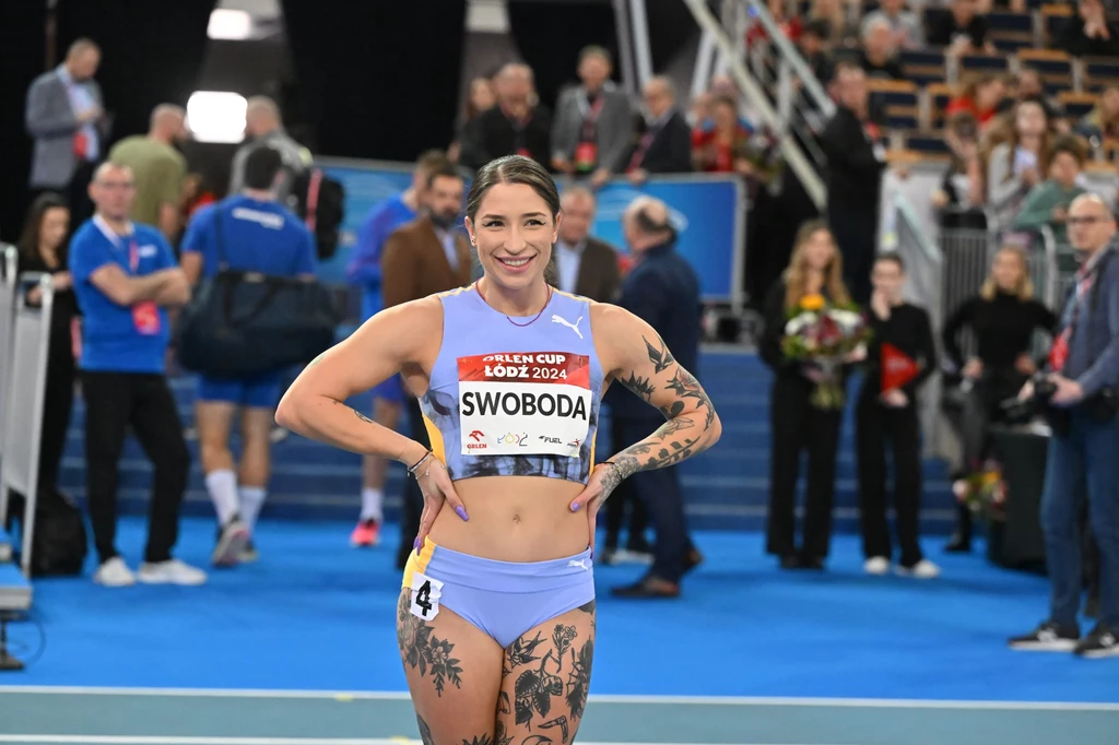 Ewa Swoboda podczas mintynu Orlen Cup w Łodzi Ewa Swoboda podczas mintynu Orlen Cup w Łodzi