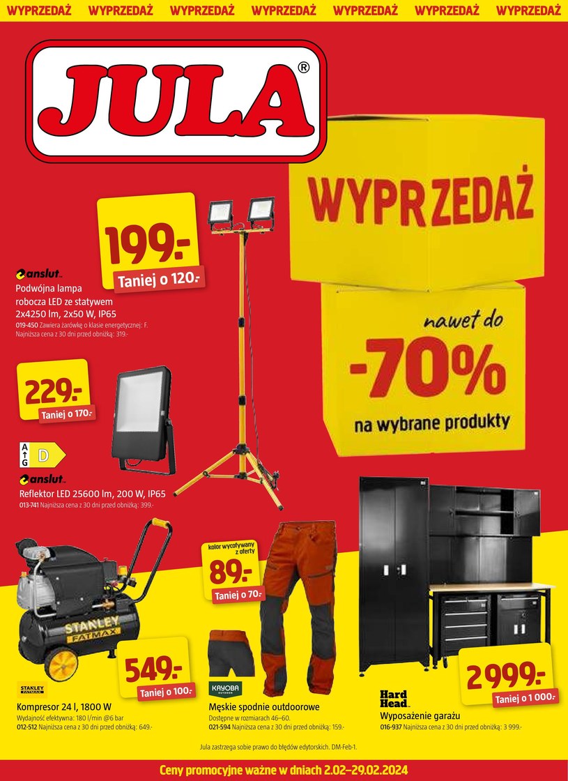 Gazetka promocyjna Jula - wygasła 28 dni temu