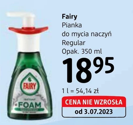 Pianka do mycia Fairy