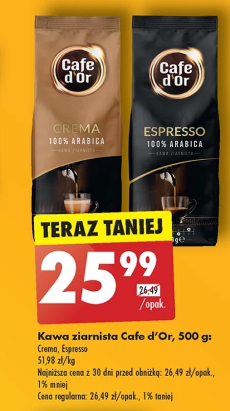 Kawa ziarnista Cafe d'Or