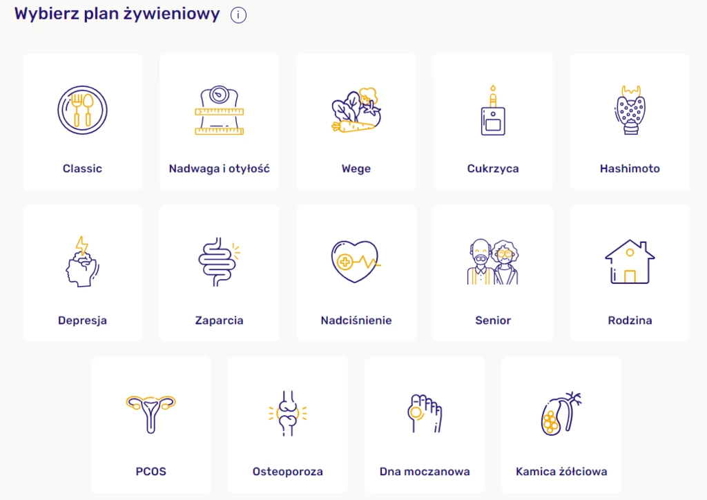 Witryna umożliwia korzystanie z bezpłatnych planów żywieniowych, można też poczytać o poradach związanych ze zdrowym trybem życia.