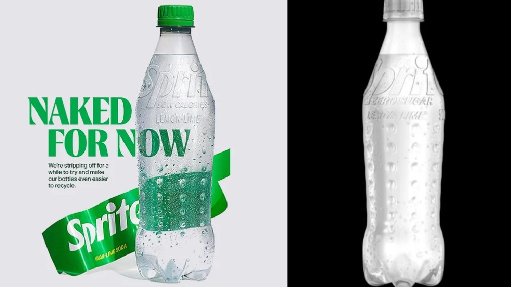 Popularny napój Sprite w Wlk. Brytanii będzie sprzedawany w przezroczystej butelce bez etykiety