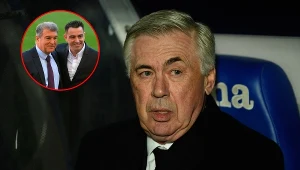 Carlo Ancelotti, Joan Laporta i Xavi