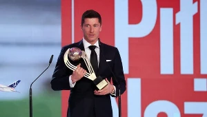 Robert Lewandowski na Gali Tygodnika "Piłka Nożna".