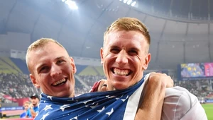 Sam Kendricks i Piotr Lisek - dwaj znakomicie tyczkarze i kumple z lekkoatletycznych stadionów