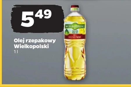 Wielkopolski Olej rzepakowy 100% 1 l