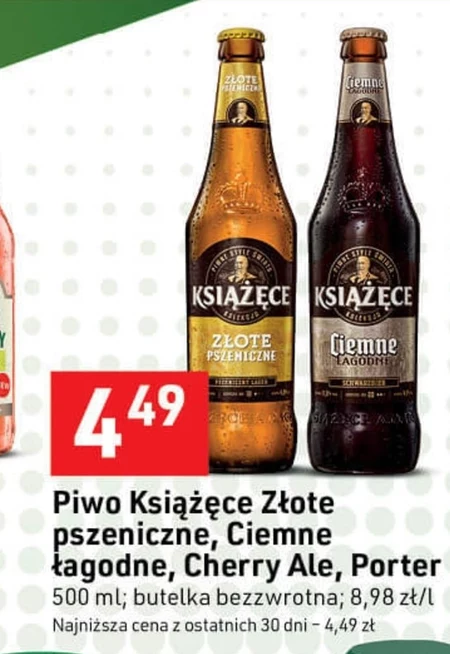 Książęce Złote Pszeniczne Piwo bezalkoholowe 500 ml