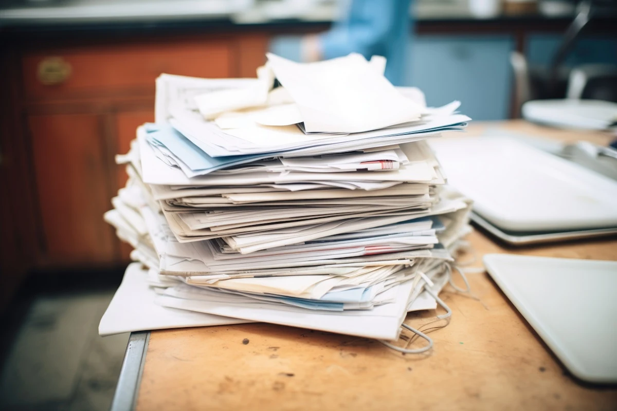 Porządkowanie papierów raz na jakiś czas to dobry nawyk
