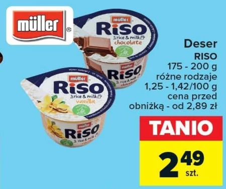 Müller Riso Deser mleczno-ryżowy truskawka 200 g