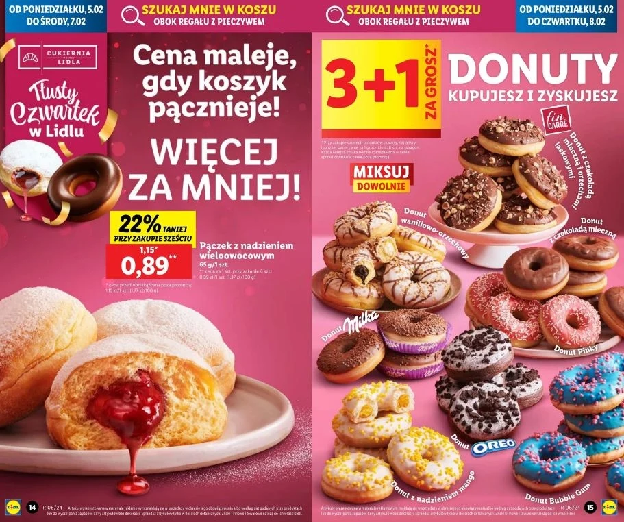 Lidl oferuje promocje na Tłusty Czwartek! Lidl oferuje promocje na Tłusty Czwartek!