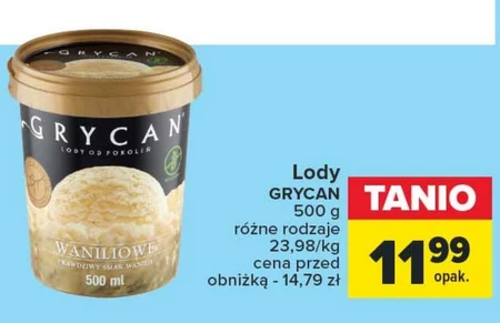 Grycan Lody waniliowe 500 ml