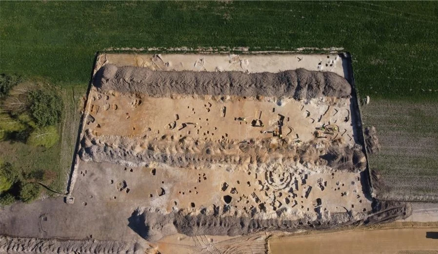 Prace archeologiczne w Słuchocinie - budowa A2 na odcinku Ryczołek-Siedlce
